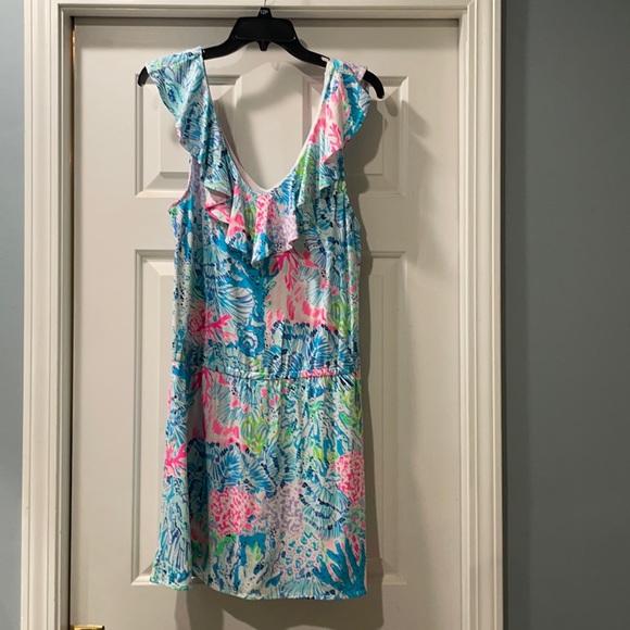 Lilly Pulitzer Pants - Lilly Pulitzer Alessa Romper- NWT- Sink or Swim- L